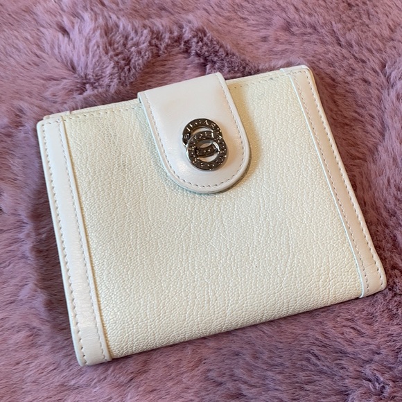 BVLGARI Handbags - Bvlgari Square Mini Leather Tri-Fold Wallet